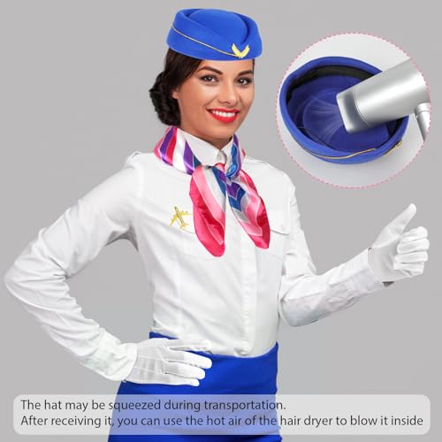 XEPST 4PCS Flight Attendant Costume for Women - Image 4