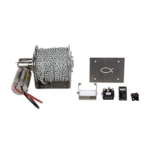 Seachoice Deluxe Stainless Steel Drum Winch Kit, For Boats Up To 33 Ft. #TOP4