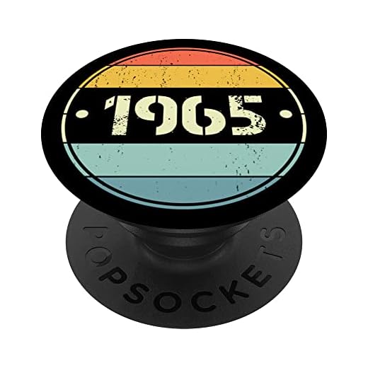 1965 edición limitada 1965 cumpleaños Popsocket para hombres y mujeres PopSockets PopGrip Intercambiable