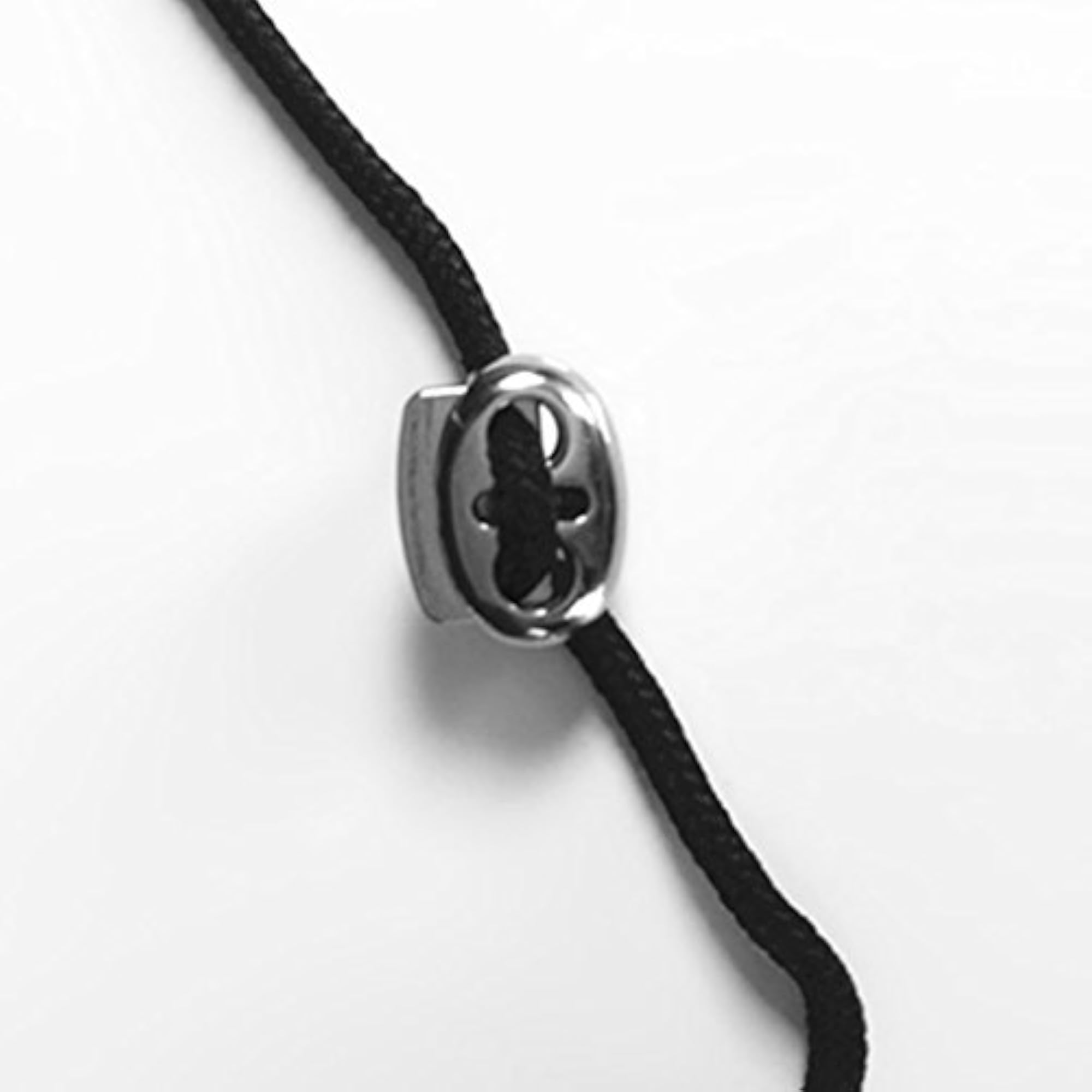 Metal Bean String Cord Locks 2 Hole Toggle