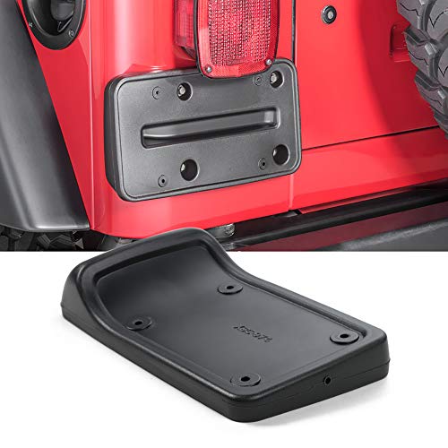 Rear License Plate Frame Holder Mount Bracket for 1997-2006 Jeep Wrangler TJ