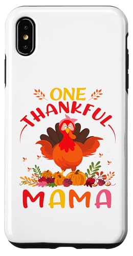One Thankful Mama ʒ̏H H̊Ӎ X}zP[X iPhone XS Max p