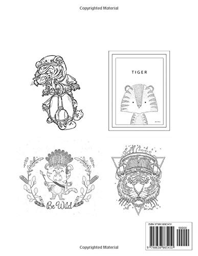 Tiger Coloring Book: Coloring Toy Gifts for Kids or Adults | Cute Easy and Relaxing Realistic Animal Large Print Birthday Gifts image 2
