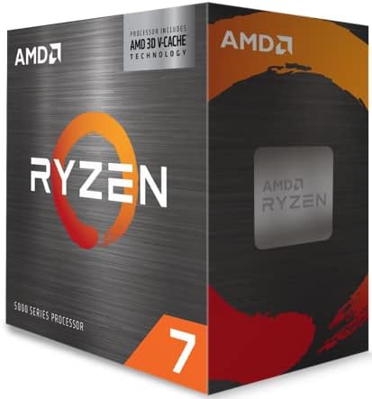 AMD Ryzen 7 5800X3D Desktop Processor (8-core/16-thread, 96MB L3 cache, up to 4.5 GHz max boost)