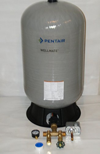 WELLMATE PENTAIR WM6 WM-6 20 gallon quick connect + Brass tank tee install kit Free standing Water Well PRESSURE TANK
