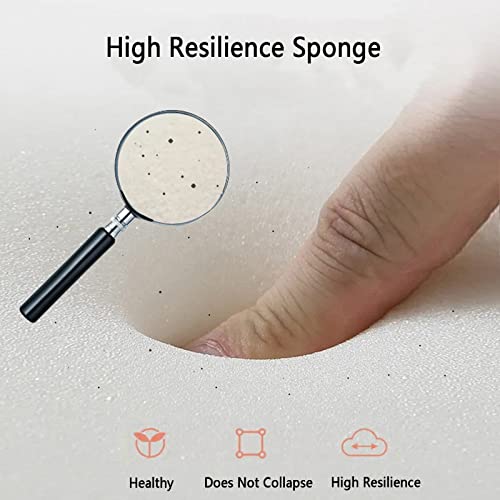 Haipeng Bedside Bed Backrest Cushion, Soft Waist Upholstered With Washable Cover, 6Cm Thick Sponge Filled Reading Pillow For Hotel Bedroom Decorate, 5 Colors (Color : Coral Pink, Size : 80X6X60Cm) #TOP3