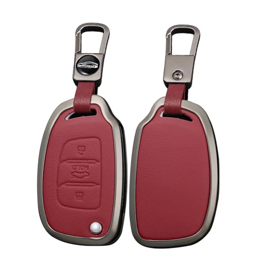 Coque de clé Hyundai en cuir anti-rayure protégeant la télécommande de votre Santa Fe
