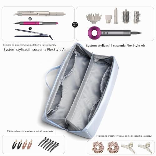 Veki Torba na Suszarkę do Włosów z Dyson Airwrap Styler, Niebieski