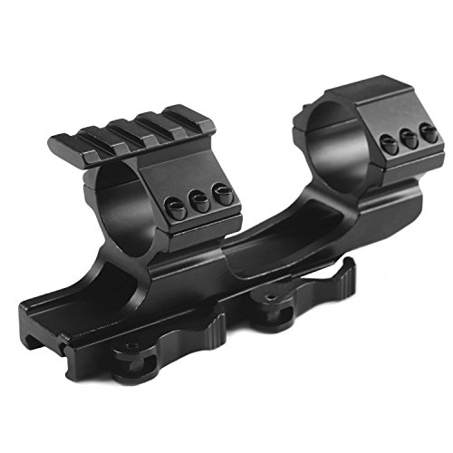 MIZUGIWA 1inch /30mm Quick Release Cantilever Forward Reach Dual Ring Mount Telescope