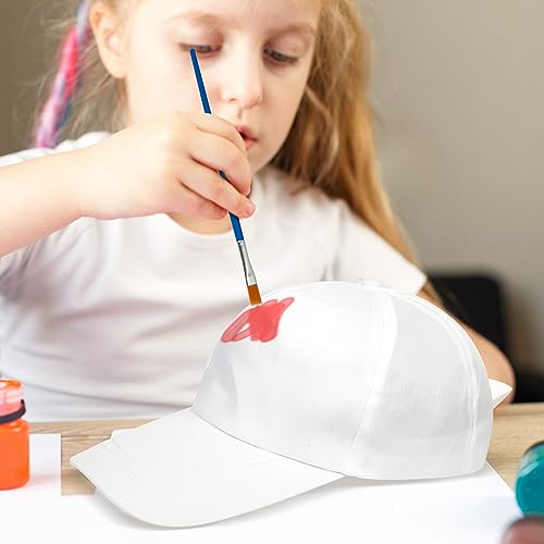 Landifor 10pz Cappellini da Baseball Bianco