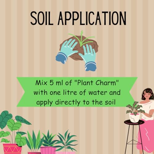 Image of PLANT'S BUDDY Plant Charm - Organic Plant Growth Enhancer | Seaweed Extract, Humic Acid for Plants, Amino and Fulvic Acid | Plant Booster for Flowering & Fruit Quality - 250ml