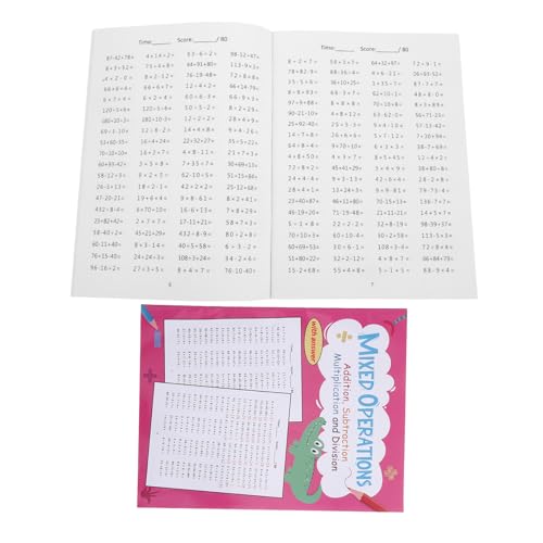 GARIOUANS 冊 小学学練習帳 加減乗除混合演習 ページの算ドリル 幼児 小学生向け日々の計算練習 基礎から応用まで対応の 用アクティビティブ