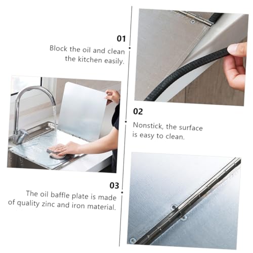 Plaque de protection huile Luxshiny en panneau isolant thermique pour cuisine - 7