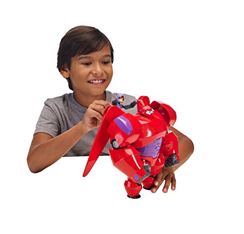 Big Hero 6:The Series Flame Blast Flying Baymax Kids Toy Action Figure Baymax Toy Fist Rocket Fires #TOP2