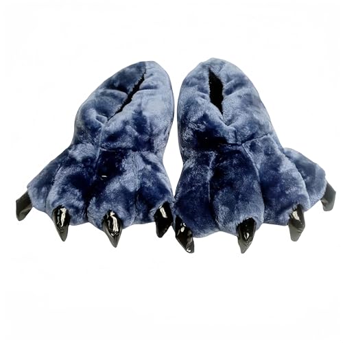 Animal Paw Slippers for Men & Women, Funny & Warm Indoor Slippers