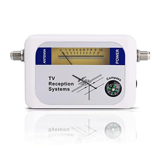 Cuifati mini bärbar digital antenn satellitsignal Finder TV-antenn signalstyrka mätare detektorer mottagare för fjärrsatellitantenner, antennsignal