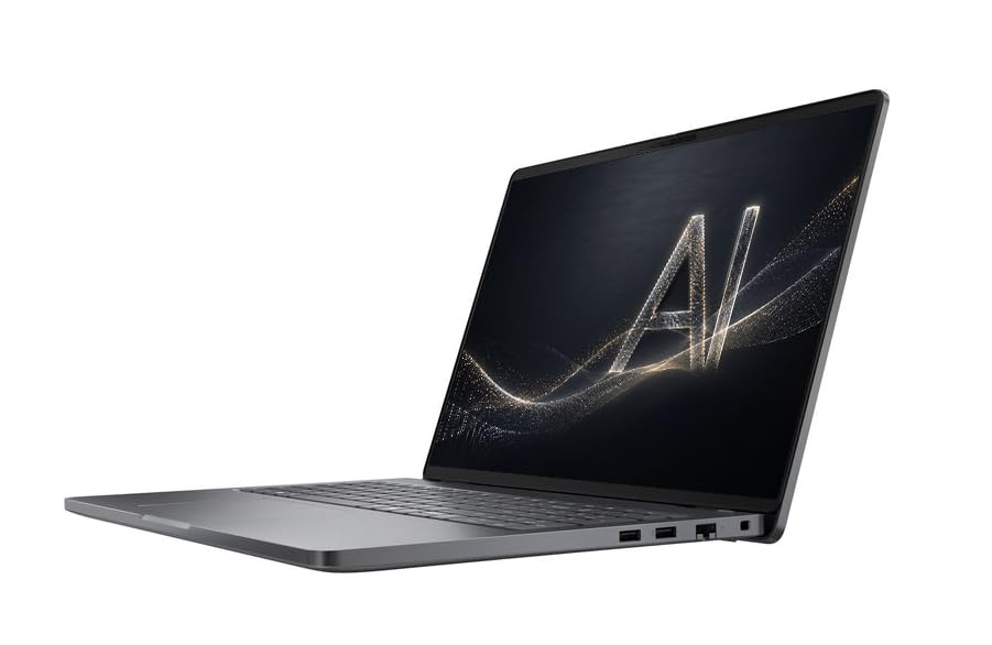 Image of Dell Pro 16 PC16255 Business AI Laptop, Next Gen Latitude 3550, 16 inch WUXGA IPS Display, AMD Ryzen 5 220 Processor, 16GB DDR5 RAM 1TB SSD, Win 11 Pro, Backlit KB, RJ-45, Thunderbolt 4, Magnetite Black