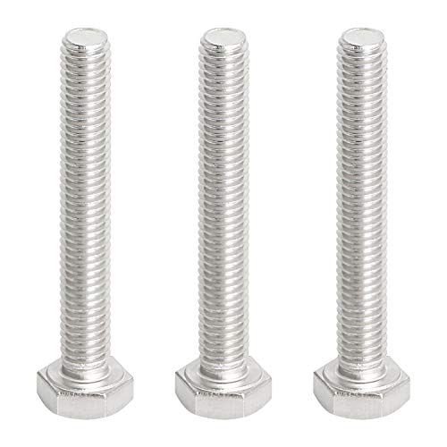 Image of M6 x 35mm Hex Head Bolts Screws Grade 6.8 Stainless Steel, Fasteners Fully Machine Threaded SUS304 30 Pcs