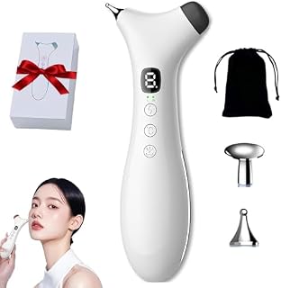 4-in-1 Jaw Massager, Cura Pen TMJ Relief Device, Facial Sculpting Device with Soothing Heat and Vibration, Jaw & Neck Massager,for Double Chin, Face & Neck (Black)