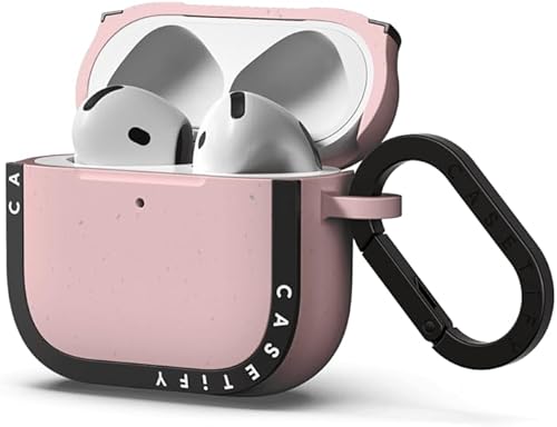 Miniatura 2 de CASETiFY Bounce Funda para AirPods (4.ª generación) con anillo [Probada contra caídas de grado militar / Protección contra caídas de 6.6 pies / Rosa