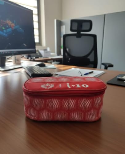 Image of Lunch Box Set with 2 Stainless Steel Container and 1 Plastic Container and Carry Bag, Leak-Proof, Light Weighted and Durable (RED)