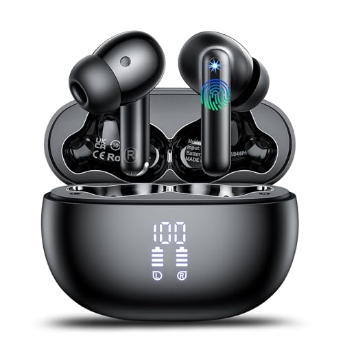 AI Cuffie Traduzione, 3-in-1 Bluetooth 5.4 Traduttore Istantaneo Vocale con 164 Lingue/6 Modalità di Traduzione, 42 Ore Auricolari di Traduzione con ENC e APP, Cuffie Bluetooth per Viaggi/Affari