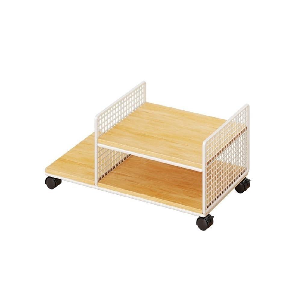 Soporte de Torre para computadora, Soporte para CPU, Estante para Impresora, Caja de Escritorio, Soporte para Carrito móvil con Ruedas con Bloqueo, Estante de Almacenamiento multif