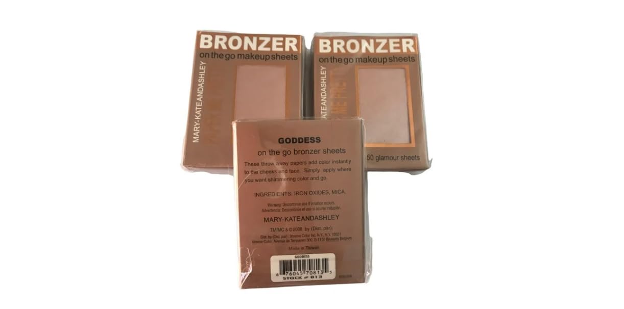 Mary-Kate & Ashley Paper Me Pretty Bronzer Makeup Sheets - Natural Beauty #815