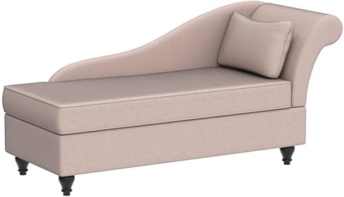 Miniatura 4 de Yongqiang Tumbona de almacenamiento para interiores, silla de estar tapizada de tela, sala de estar, dormitorio, esquina, sofá reclinable con patas