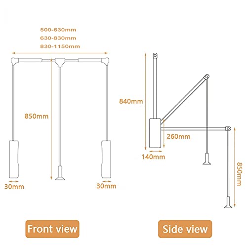 Solution de rangement surélevée escamotable haut de gamme - 3