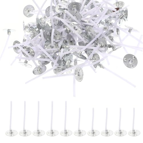 240 piezas de mechas para velas con base de aluminio