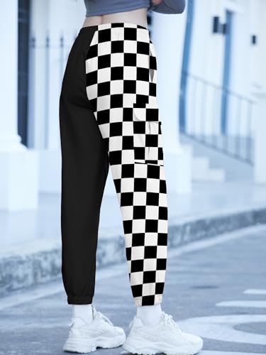 Image of SANGTREE Girls & Womens Drawstring Cargo Jogger Pants,3 Years - Women 3XL