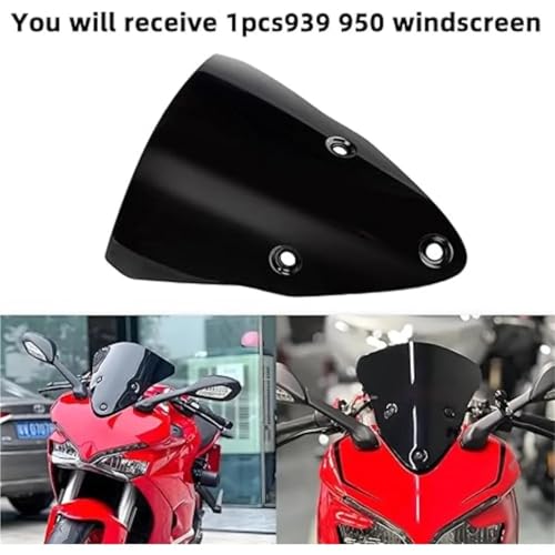 Déflecteur de pare-brise protection vent optimale pour Ducati Supersport - 6