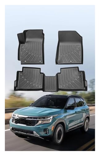 Tapis de sol Kia Seltos anti-saleté coffre imperméable auto