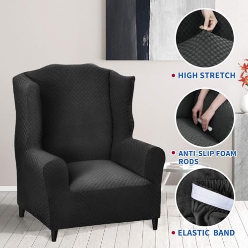 Protector de muebles de jacquard lavable para sillón usado 6