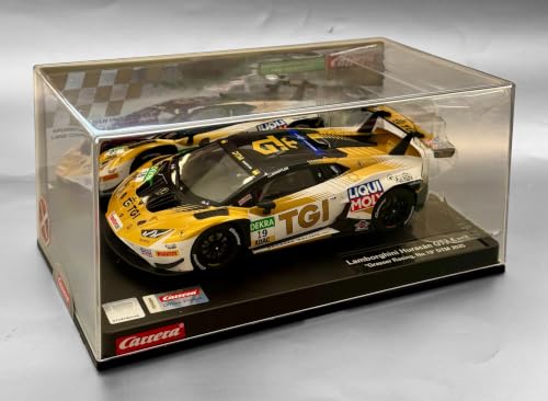 Carrera Digital 124 Lamborghini Huracán GT3 Evo2 GRT Grasser Racing, No.19 DTM 2025 – Échelle 1:24 avec feux avant, arrière et feux de freinage – Convient aux enfants de 10 ans et plus