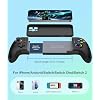 Mocagen Phone Game Controllers for iphone/Android, Marco Buttons, Analog Triggers, No Drift Joysticks & Thumb Grips, Turbo, Vibration