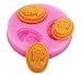 Longzang Girl Fondant Silicone Sugar Craft Mold, Mini, Pink