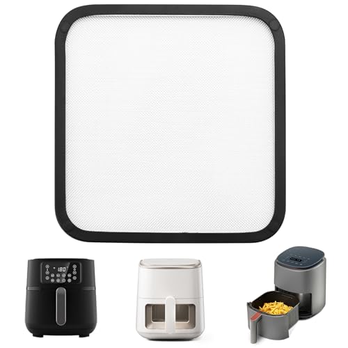 WJMY Magnetische roestvrijstalen heteluchtfriteuse spatbescherming, airfryer accessoires, voor Cosori TurboBlaze 5,5L 6,0L 6,2L, Philips Airfryer HD9285 XXL 7,2L HD9270 XL 6,2 l