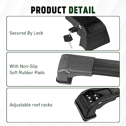 Ximaka XY-ROOF RACK-5874 Anti-Theft Lock Roof Rack Cargo Bars Compatible thumb #5