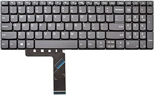 Image of Keyboard for Lenovo IdeaPad 3-15ADA05 / 3-15ARE05 / 3-15IGL05 /3-15IIL05 Laptop in Grey Colour Without ON Off Key 3-15XXX05 (Not Comaptible for 3-15XXX06 Series Laptop)