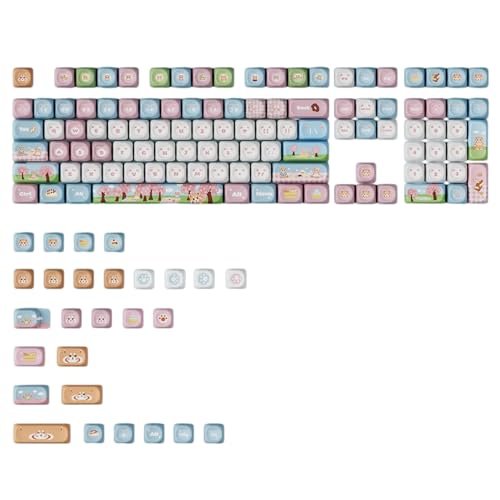 Touches à ressort PBT OQO lot de 135 pièces de rechange compatibles switch MX clavier mécanique