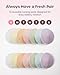 Nuliie Reusable Nursing Pads 14 Pack (7 Pairs), Contour Cup Shape for Better Coverage, Ultra Thin Breast Pads for Leaking Milk, Washable Breastfeeding Pads with Laundry Bag & Wet Bag