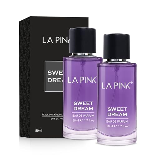 Image of La Pink Sweet Dream EDP Perfume for Woman & Man | Vanilla, White Floral & Citrus Notes | Long Lasting Unisex Luxury Fragrance for Men & Women | 50ml (Pack of 2)