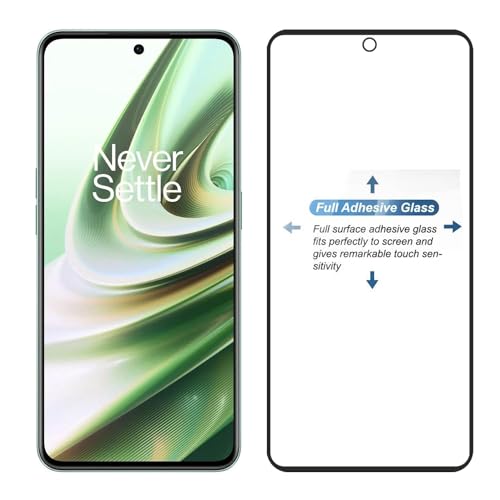 Image of DARKFIT Tempered Glass Premium Screen Protector Compatible for OnePlus Nord CE4 & Nord 4 | Edge to Edge with Easy Installation Kit | Scratch Resistance | HD Clear Glass (Black Border) | Pack of 1