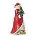Enesco Jim Shore Heartwood Creek Santa Holding a Vintage Tree Lit Figurine- Resin Hand Crafted Painted Collectible Decorative Santa Figurines with Light Christmas Home Decor Holiday Statue, 10.23 Inch