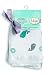 Lulujo Baby Muslin Cotton Security Blankets, Baby Whale, 2 Count, 16" x 16"