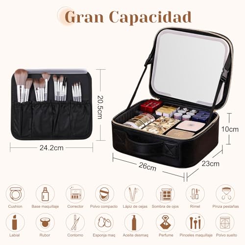La mejor comparación de Cosmetiqueras de Moda favoritos de las personas. 11 Imagen adicional
