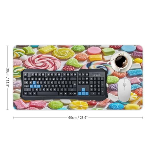 Sweet Candy Backdrop Desk Pad Large Office Desk Mat miniatura 2