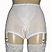 Produktbild ZZYUBB Hosenträger Frauen-reizvolle Wäsche Hohe Taille Spitze Strumpfgürtel Sexy Straps-Wäsche Bustier Vintage Goth Weiß Garter Plus Größe (Color : A, Size : XXL)